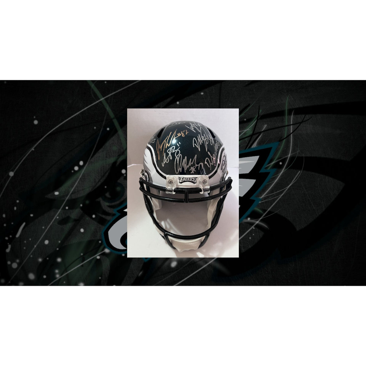 Philadelphia Eagles 2022-23 Riddell speed authentic helmet team signed –  Awesome Artifacts