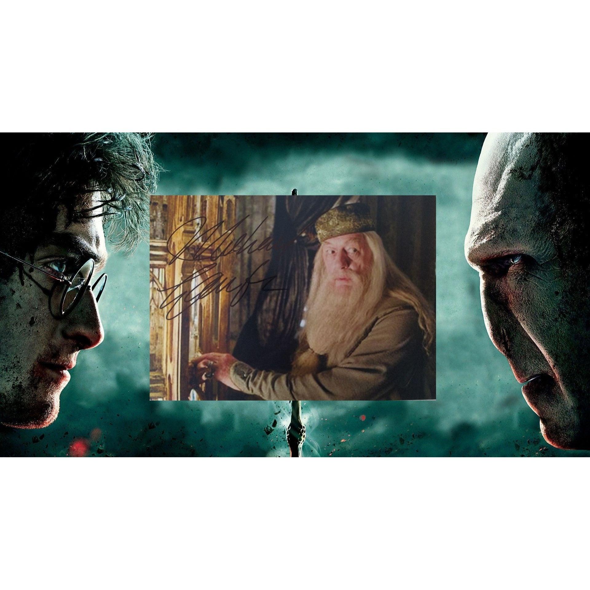 Michael Gambon, "Albus Dumbledore", Harry Potter, 5x7, photo, signed ...