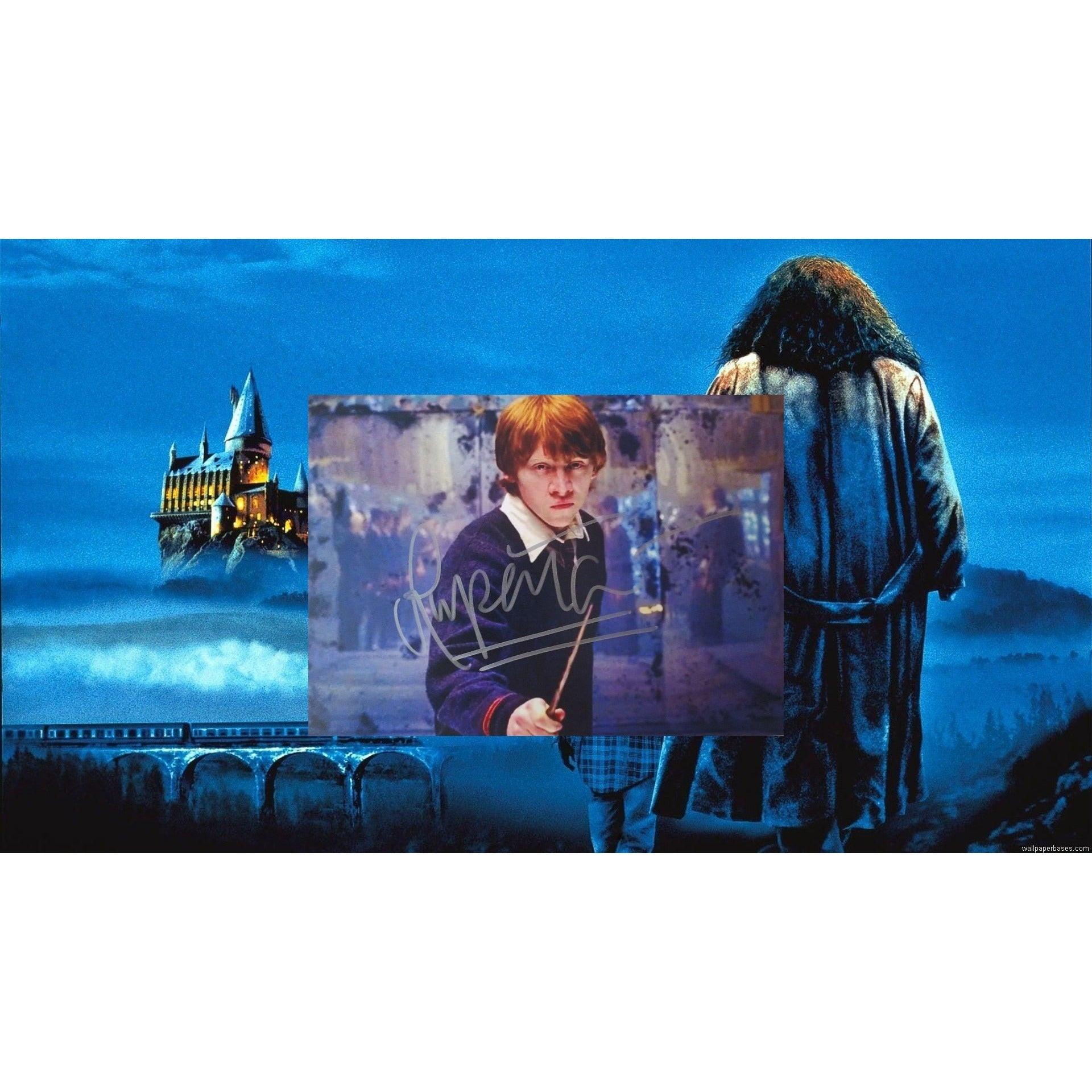 Rupert Grint "Ron Weasley", Harry Potter, 5x7 photo signed with proof ...