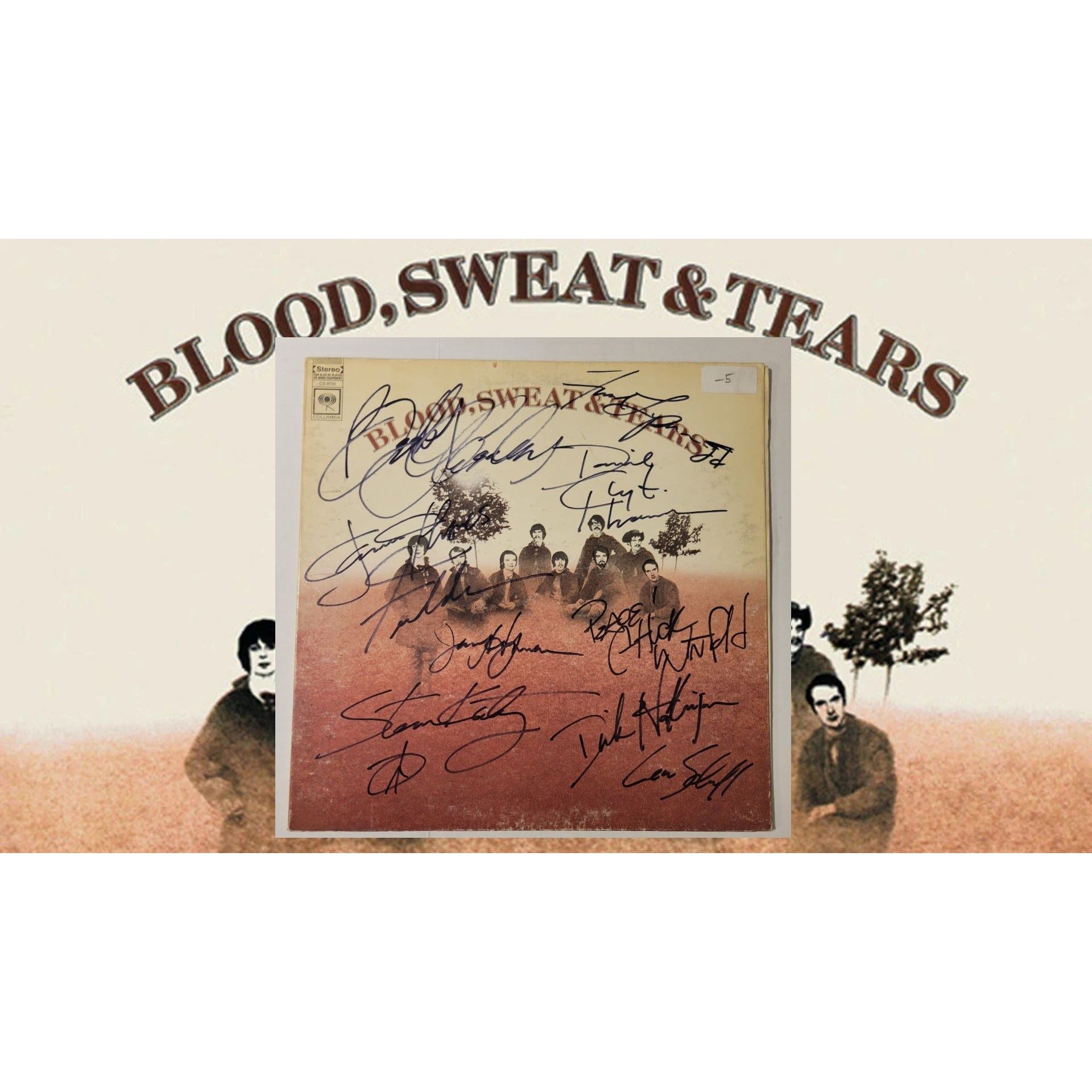 Blood Sweat and Tears original LP signed | Awesome Artifacts