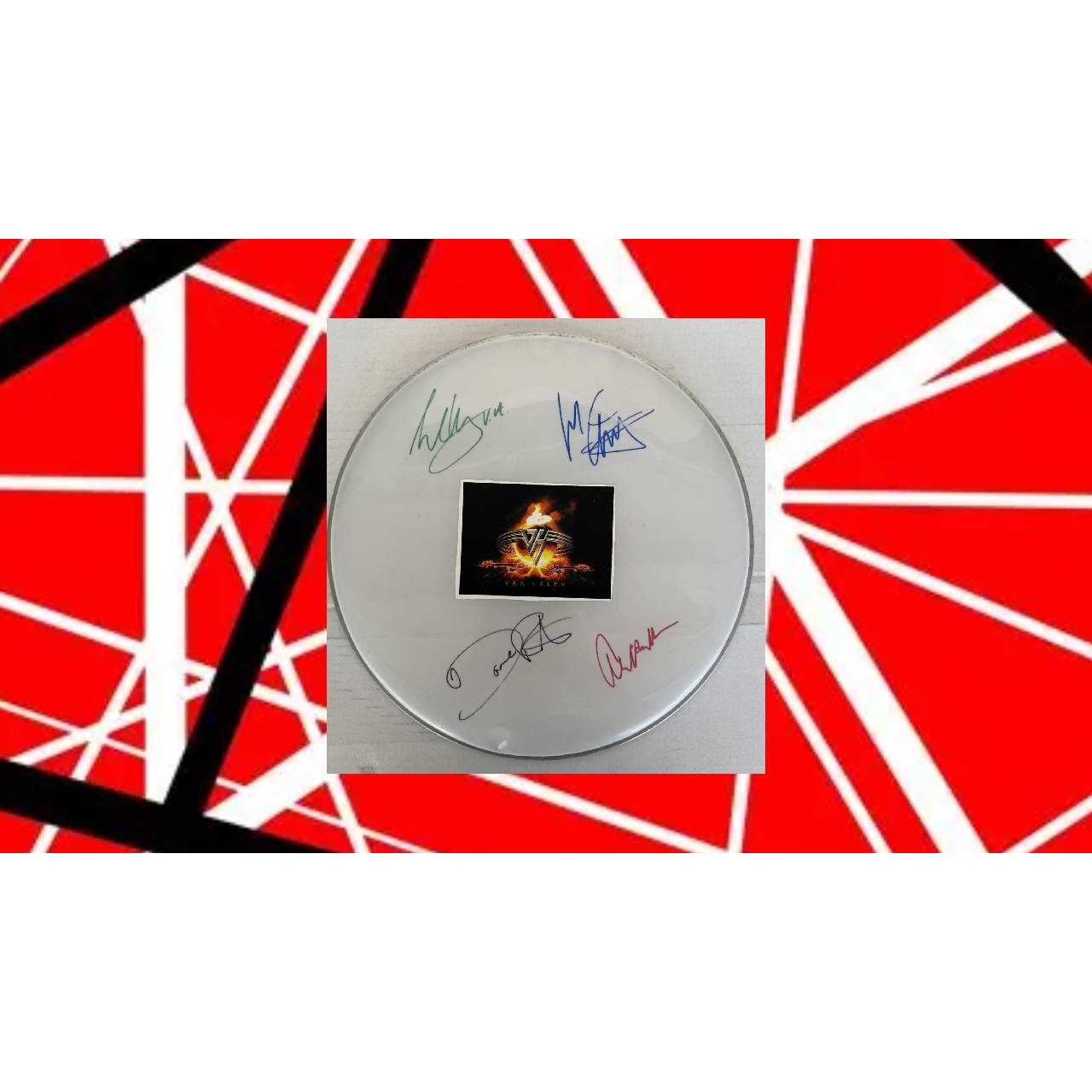 Van Halen David Lee Roth Eddie & Alex Van Halen MIchael Anthony