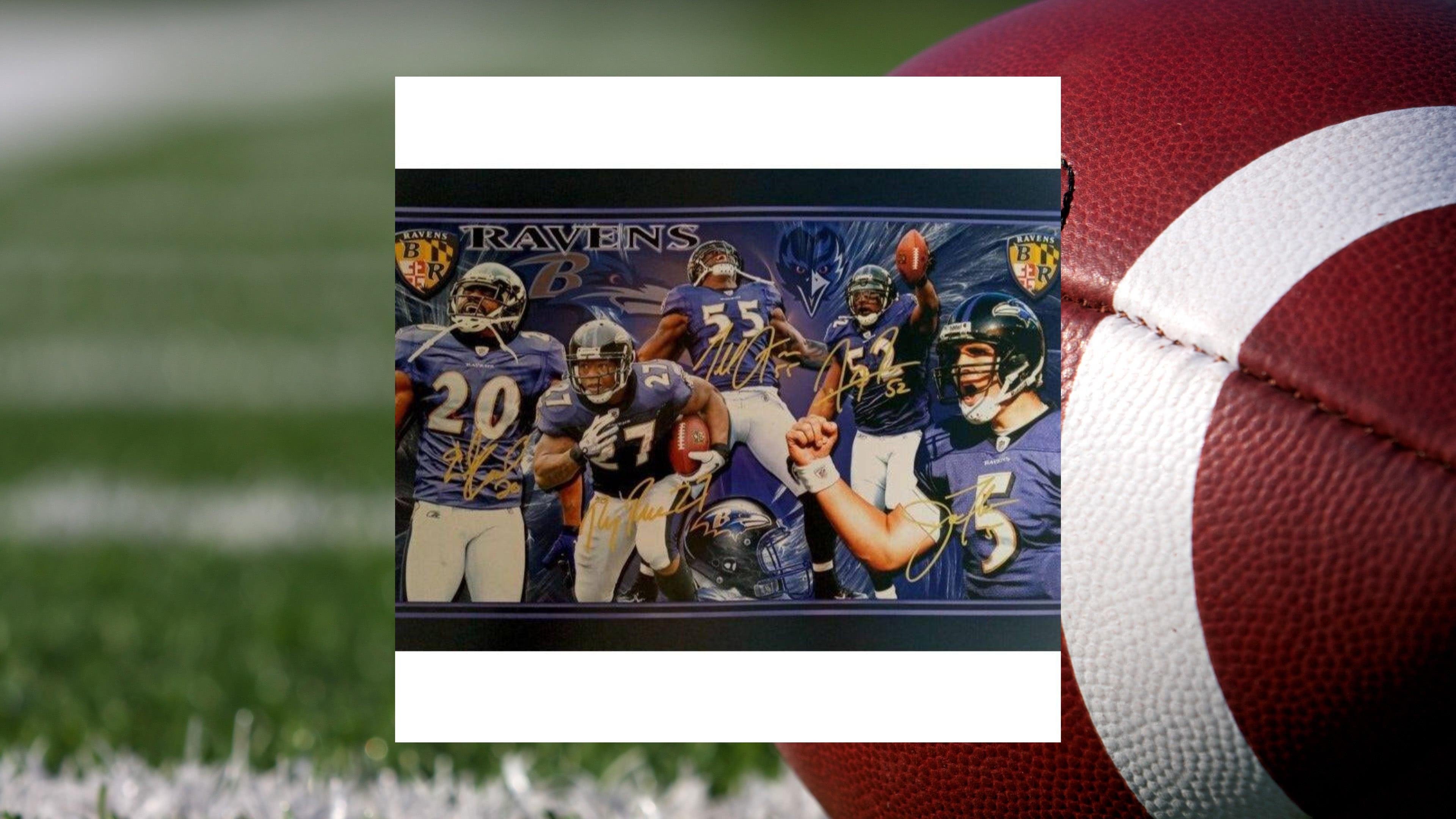 Ray Lewis Joe Flacco Ed Reed Terrell Suggs Ray Rice 16 x 20 photo