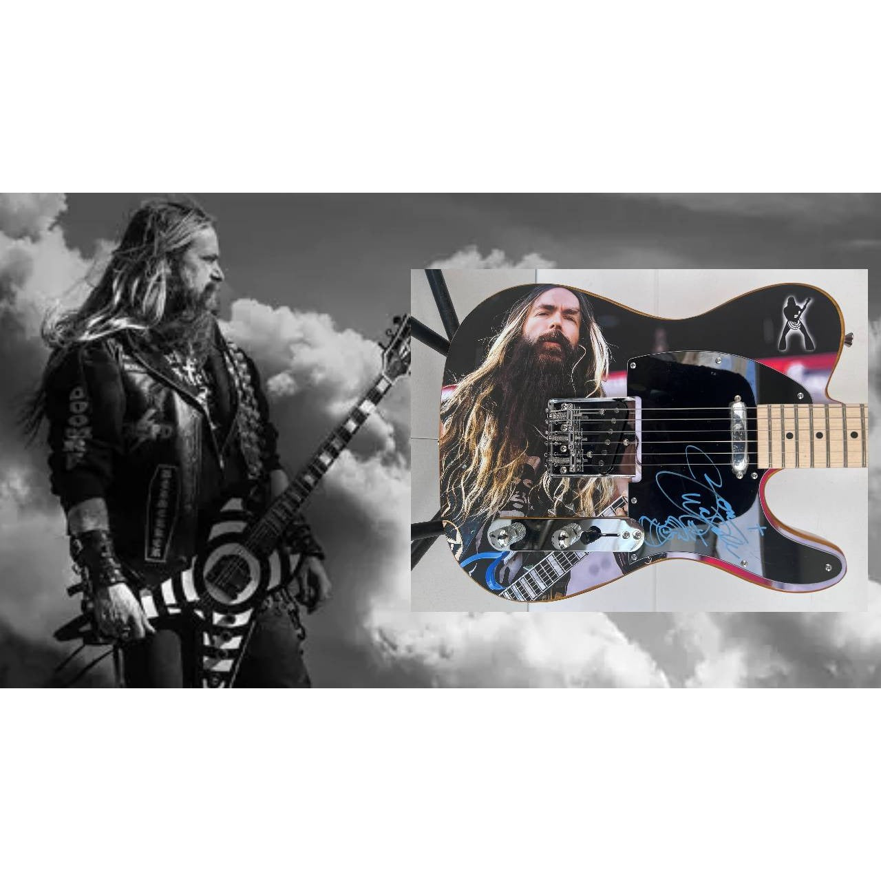 Zakk Wylde one of a kind Telecaster full size electric guitar signed