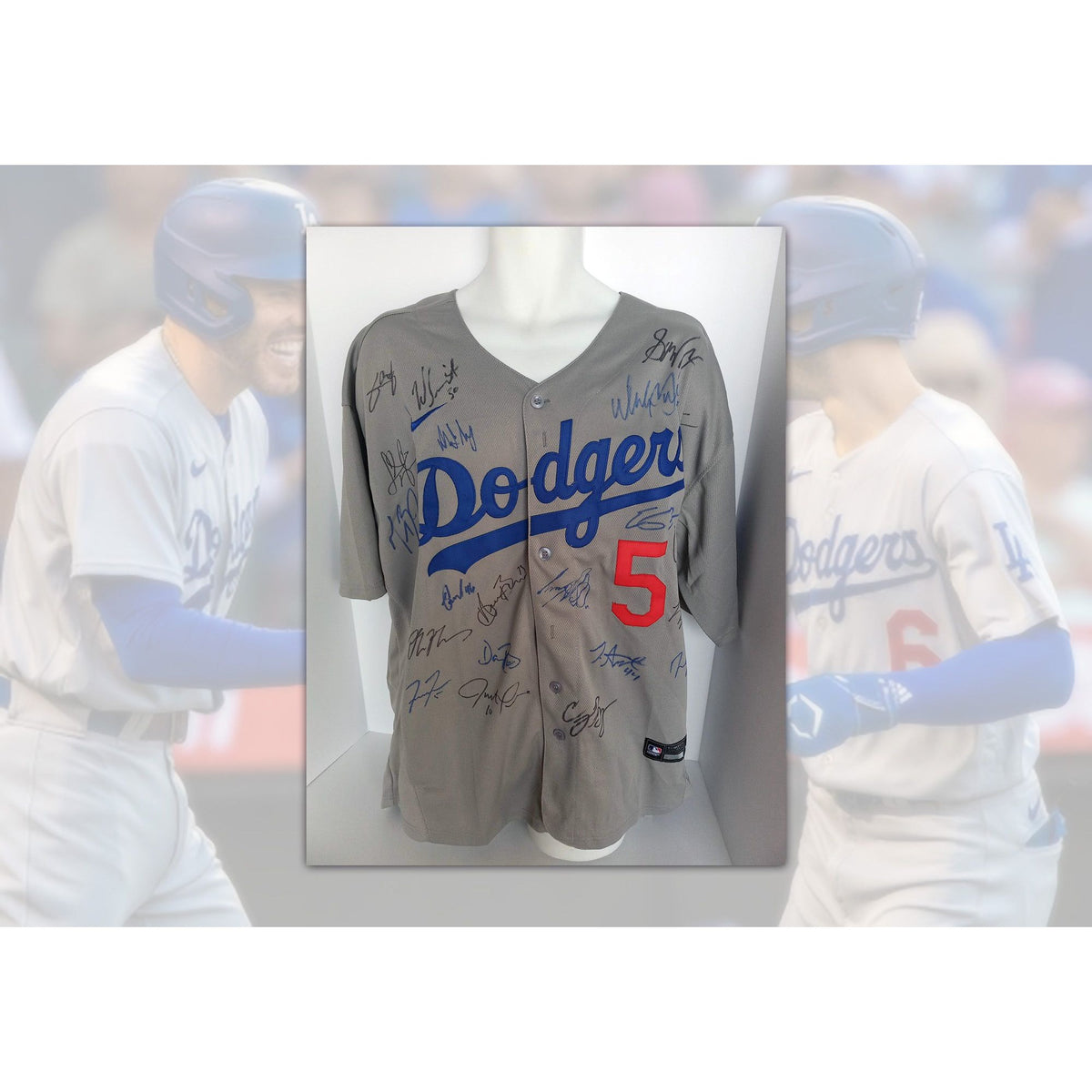 Autographed and Game-Used Brooklyn Dodgers Jersey: Freddie Freeman