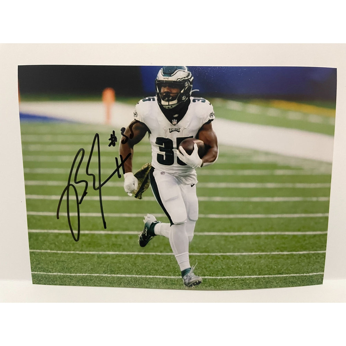 Boston Scott #35 Philadelphia Eagles 5x7 photograph signed – Awesome  Artifacts