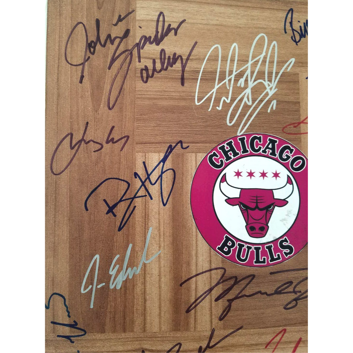 Chicago Bulls Dennis Rodman Michael Jordan Steve Kerr Scotty Pippen Ph –  Awesome Artifacts