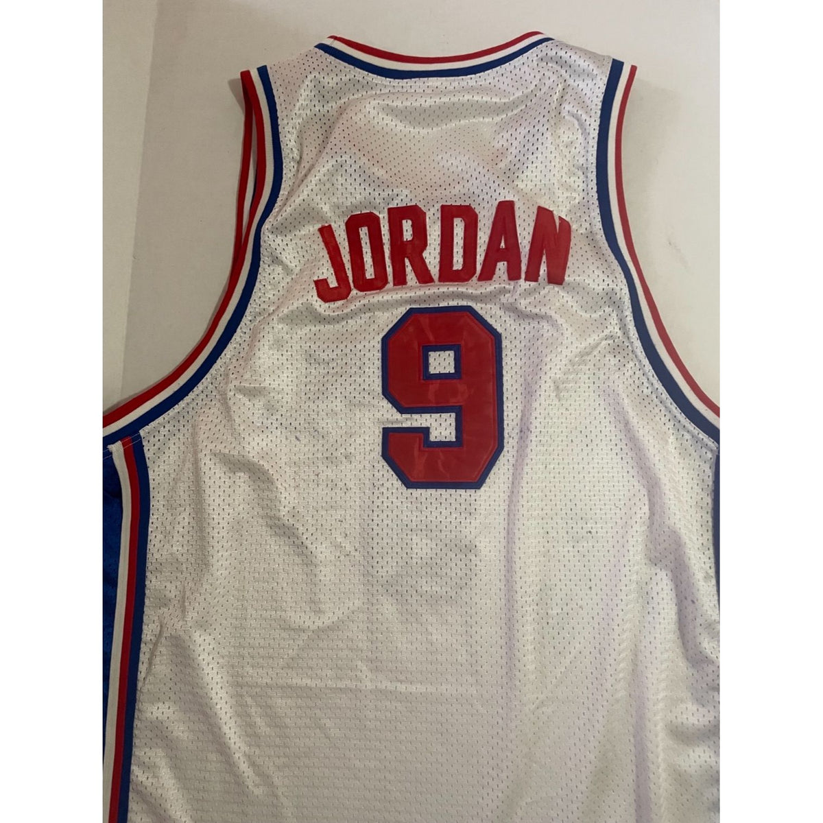 Michael Jordan Signed Nike 1992 Team USA Blue Jersey