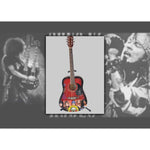 Load image into Gallery viewer, Guns n&#39; Roses Axel, Slash, Duff, Steven Adler one-of-a-kind acoustic guitar signed with proof
