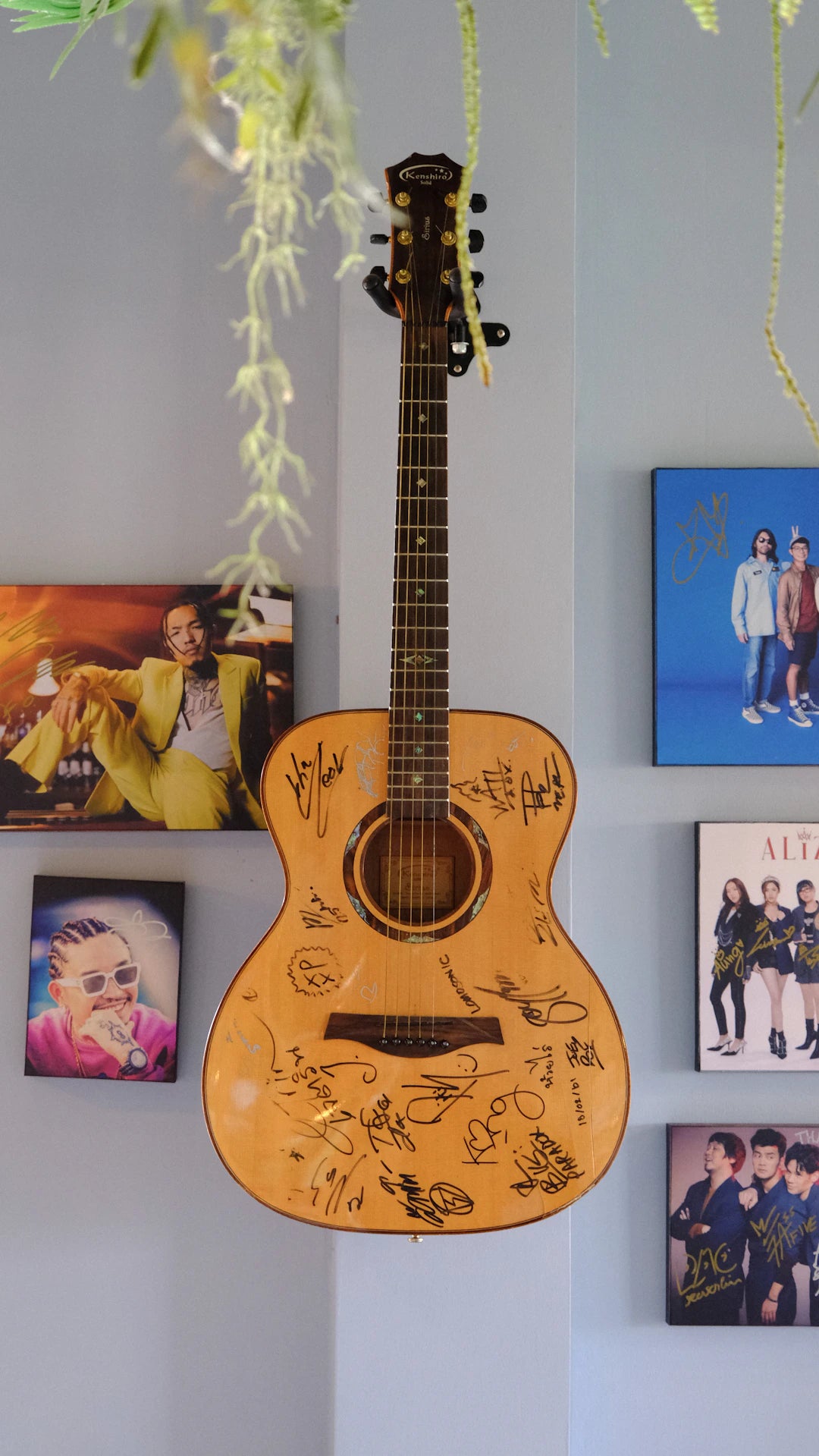 Authentic Signed Guitars from Iconic 90s Rock Bands