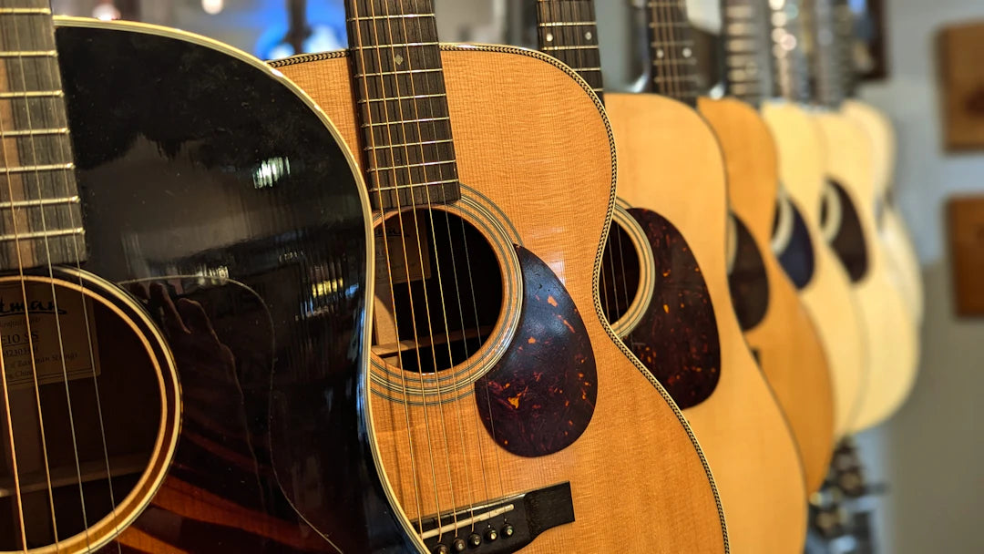 Authentic Signed Acoustic Guitars from Iconic Bands