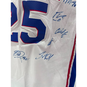 Philadelphia 76ers 2018- 2019 Joel embiid size 50 embroidered game model jersey signed