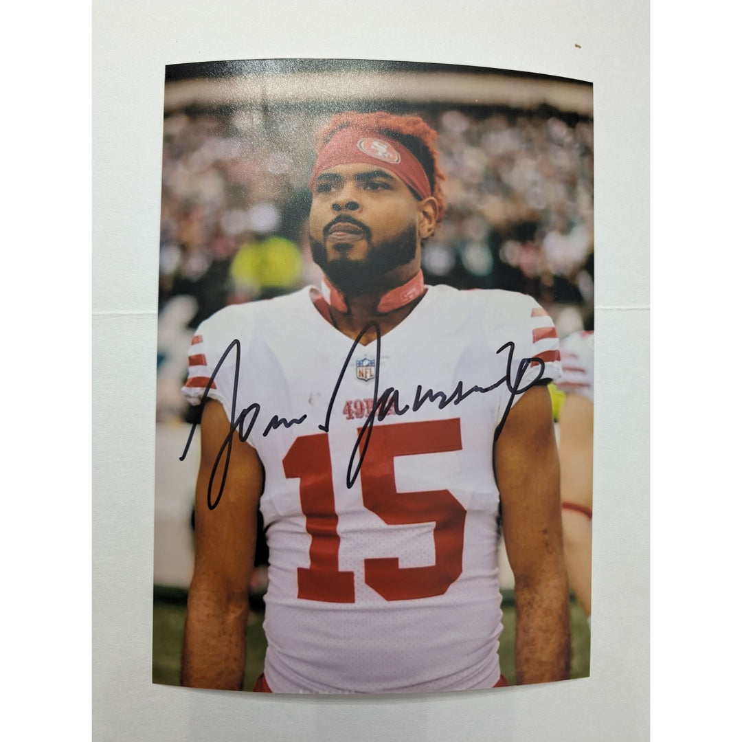 Jauan Jennings San Francisco 49ers 5x7 photo signed