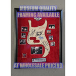 Load image into Gallery viewer, The Beastie Boys with Rick Rubin Stratocaster electric guitar pickguard signed with proof
