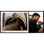 Load image into Gallery viewer, Chadwick Boseman Black Panther 5x7 photo signed with proof
