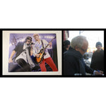 Load image into Gallery viewer, Foreigner lead singer Kaylee Hansen and lead guitarist Mick Jones 8x10 photo signed with proof
