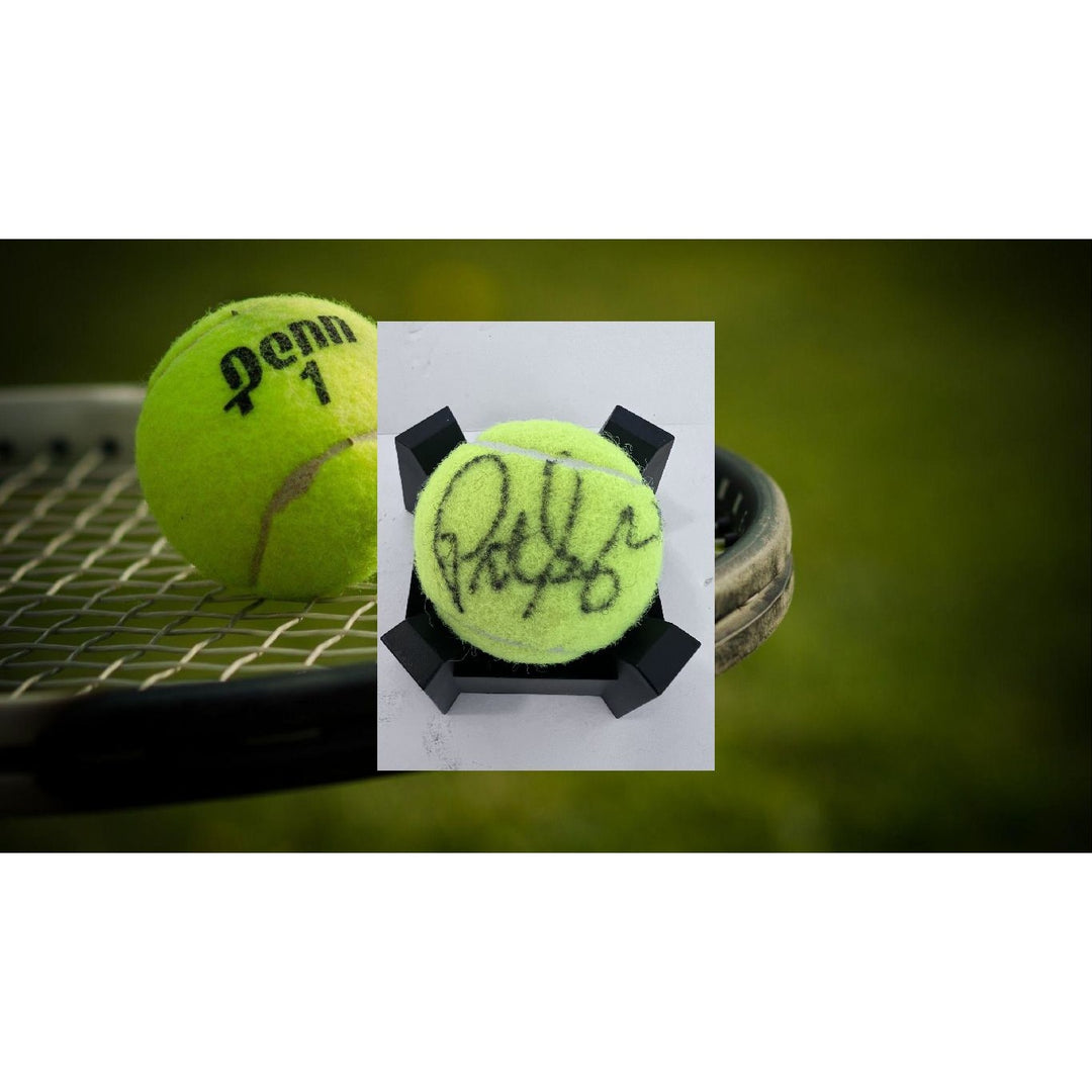 Pete Sampras legendary tennis star tennis ball signed with proof