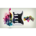 Load image into Gallery viewer, Rush Neil Peart Geddy Leddy Alex Lifeson electric guitar pickguard signed with proof
