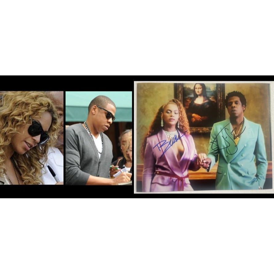 Beyoncé Knowles Jay Z Sean Carver 8x10 photo signed with proof