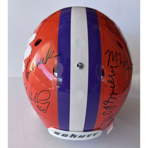 Clemson Tigers Replica full size helmet Helmet signed by 25 all time greats
