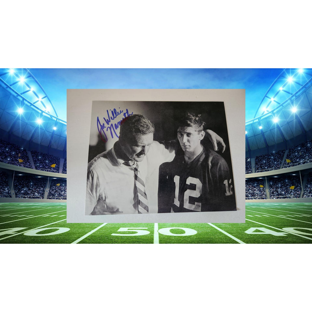 Joe Namath New York Jets Alabama Crimson Tide 8x10 photo signed