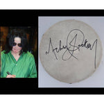 Load image into Gallery viewer, Michael Jackson the King of Pop 10-in tambourine signed with proof
