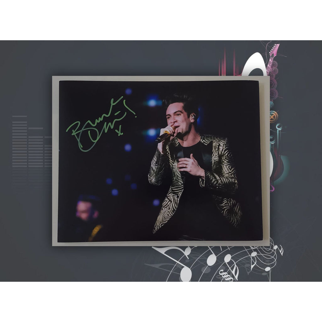 Brendon Urie Panic at the Disco 8x10 photo signed