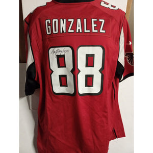 Tony Gonzalez size large Atlanta Falcons signed jersey with proof