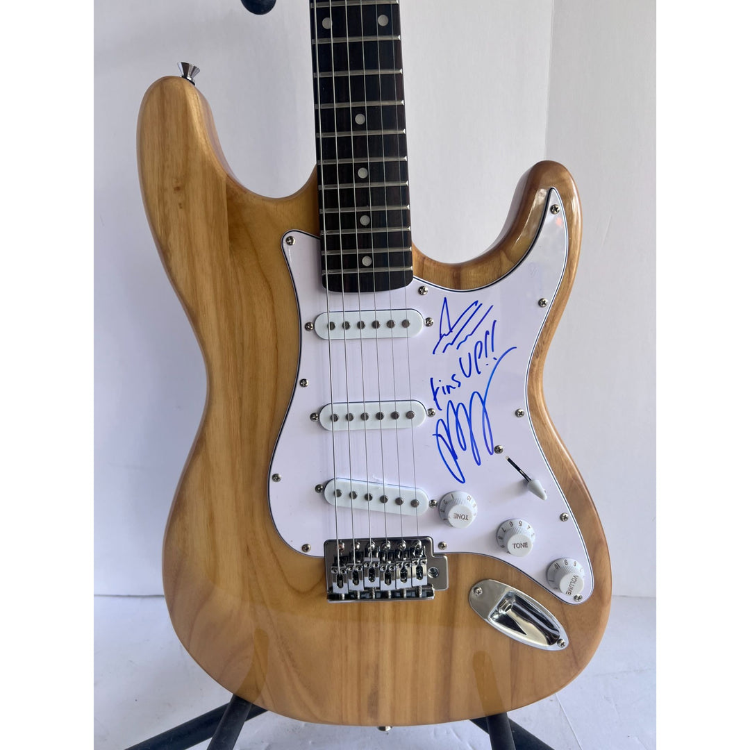 Jimmy Buffett signed with inscription and sketch one of a kind Huntington Stratocaster full size electric guitar with proof