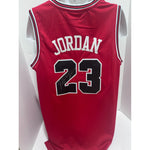 Load image into Gallery viewer, Michael Jordan 1984-1985 Chicago Bulls game model jersey signed with proof
