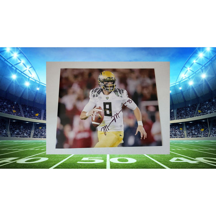 Marcus Mariota University of Oregon 8x10 photo signed