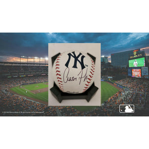 Aaron Judge New York Yankees Rawlings Baseball signed with proof free acrylic display case