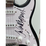 Load image into Gallery viewer, The Moody Blues Justin Hayward John Lodge Ray Thomas  electric guitar signed with proof
