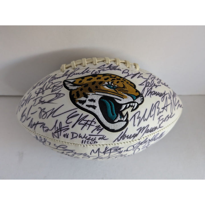 Jacksonville Jaguars team signed football