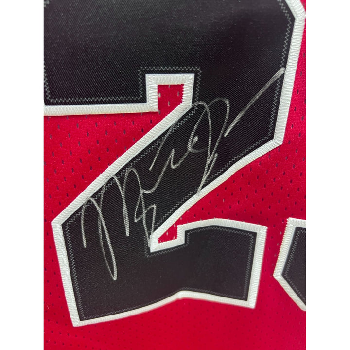 Michael Jordan 1984-1985 Chicago Bulls game model jersey signed with proof