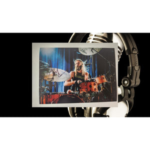 Taylor Hawkins Foo Fighters legendary drummer 5x7 photo signed with proof