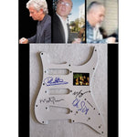Load image into Gallery viewer, Genesis Phil Collins Peter Gabriel Mike Rutterford electric guitar pick guard signed with proof
