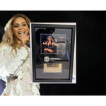 Load image into Gallery viewer, Beyoncé Knowles microphone One of a Kind signed and framed with proof
