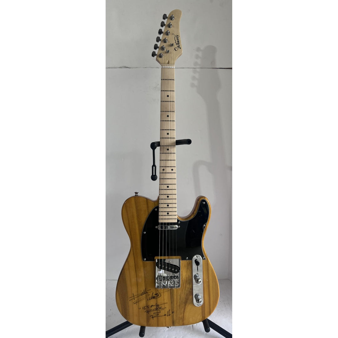 Keith Richards signed and inscribed It's Only Rock and Roll butterscotch Telecaster electric guitar signed with proof