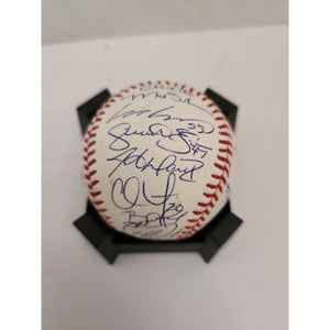 Ryan Howard Chase Utley Jimmy Rollins Charlie Manuel Philadelphia Phillies World Series champions team signed Rawlings official Major League