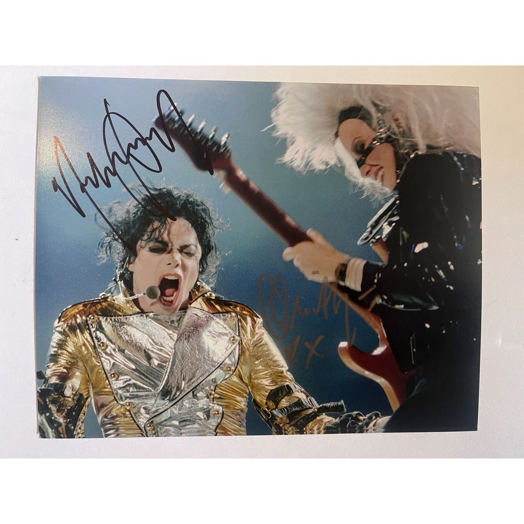 Michael Jackson Billie Jean 8x10 photograph signed with proof