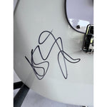 Load image into Gallery viewer, David Gahan Martin Gore Depeche Mode full size electric guitar signed with proof

