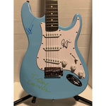 Load image into Gallery viewer, Green Day  Billie Joe Armstrong  Tré Cool Stratocaster electric guitar signed with proof
