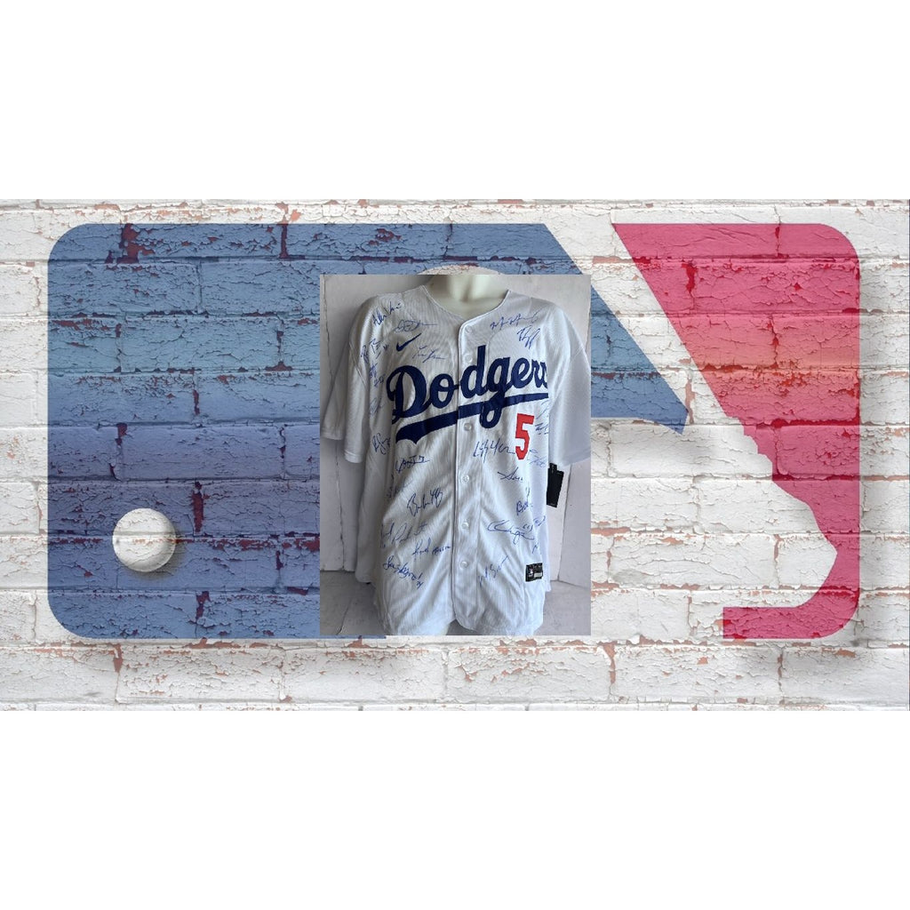 Los Angeles Dodgers Freddie Freeman 2024 team signed official jersey signed with proof