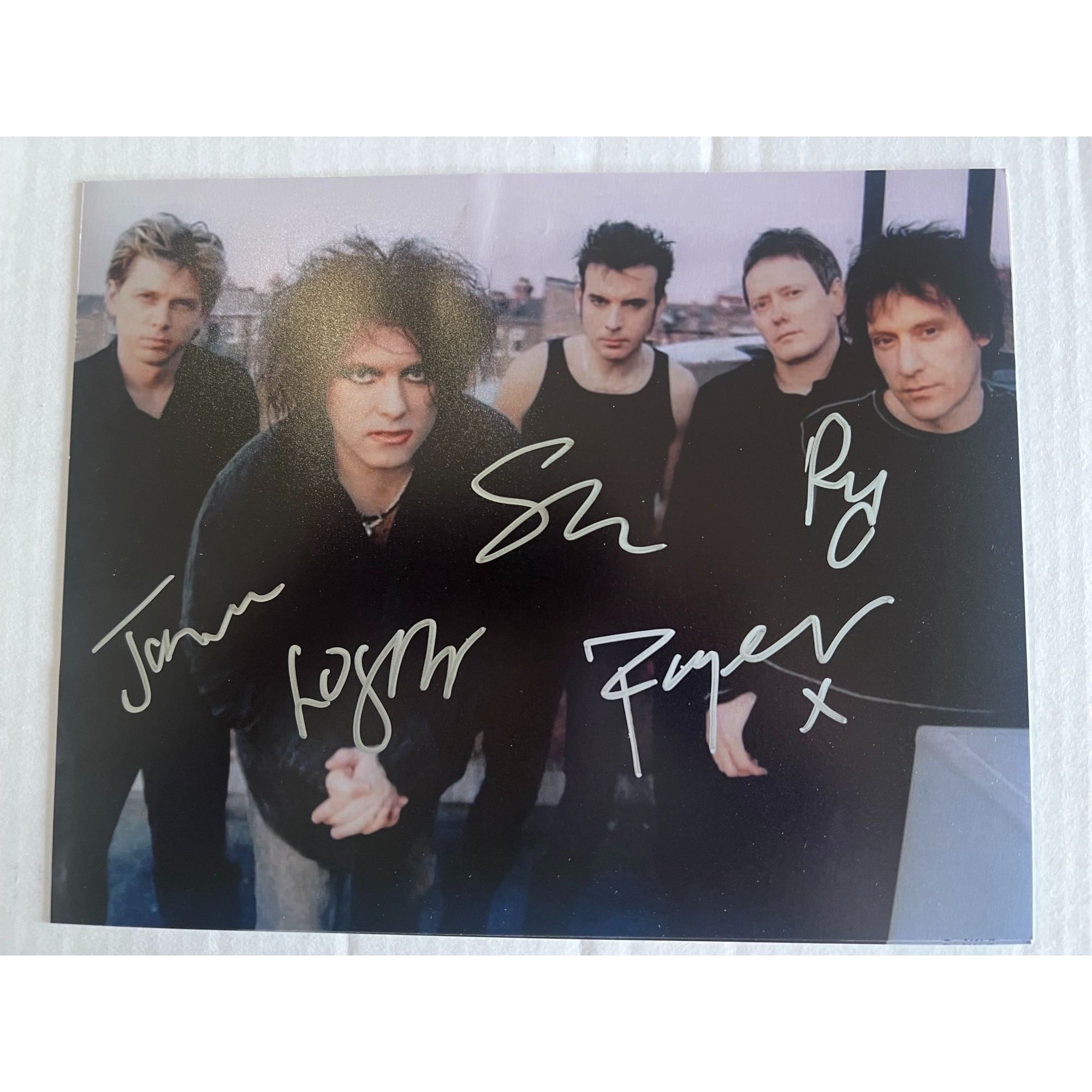 Robert Smith The Cure 8x10 photo signed with proof