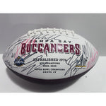 Load image into Gallery viewer, Tampa Bay Buccaneers 2021 Super Bowl champions Tom Brady Bruce Arians Rob Gronkowski Mike Evans complete team signed football with proof
