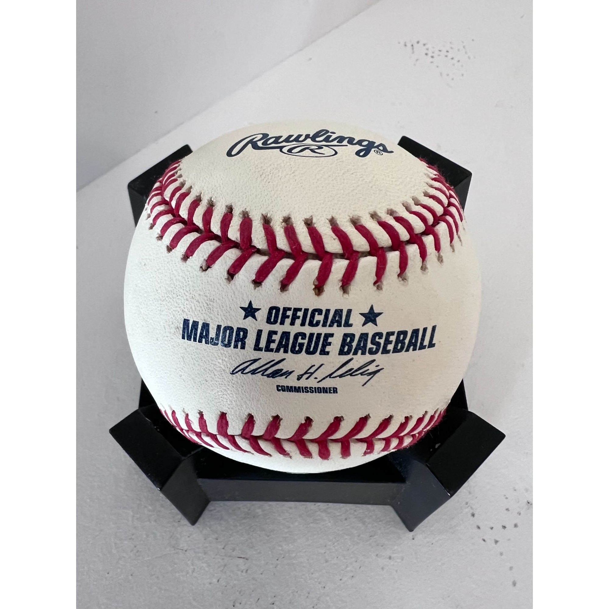 George W Bush former President of the United States of America Rawlings official MLB baseball signed with proof