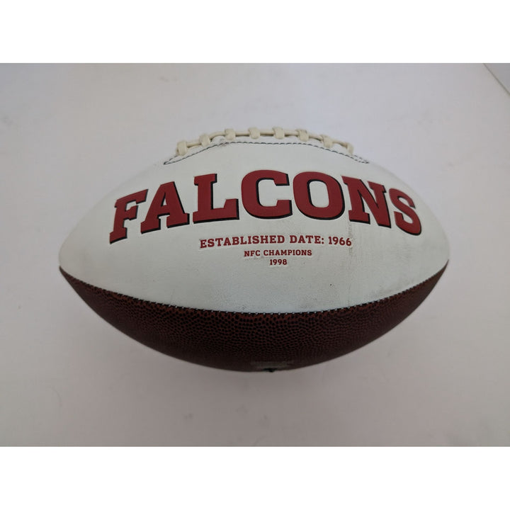 Deion Sanders 'Prime Time' Atlanta Falcons full size football signed with proof