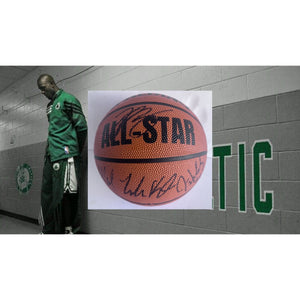 Boston Celtics NBA champions Jason Tatum Jaylen Brown 2023 24 Spalding full size basketball signed with proof