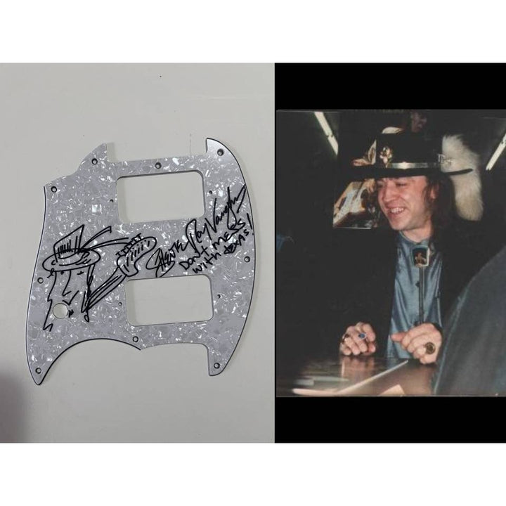 Stevie Ray Vaughan  pickguard signed with proof