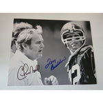 Load image into Gallery viewer, Pittsburgh Steelers Terry Bradshaw and Chuck Noll 8x10 photo signed
